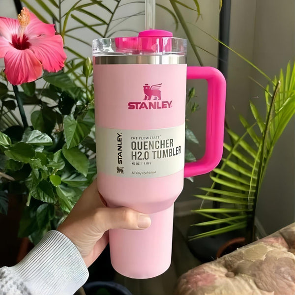 Stanley Quencher H2.0 Tumbler 40 oz - Flamingo Pink